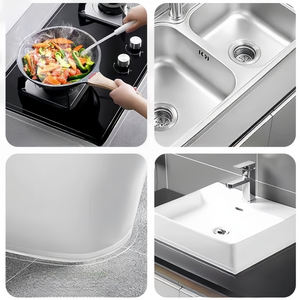 <span class=keywords><strong>Bande</strong></span> d'étanchéité autocollante imperméable Heya pour cuisine, baignoire, toilettes, comptoir et douche - Product Image 5