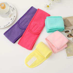 Venta al por mayor Cuidado DE LA PIEL Diadema Terry Cloth Lujo Facial Head Band Belleza Maquillaje facial Spa Diademas para mujeres - Product Image 5