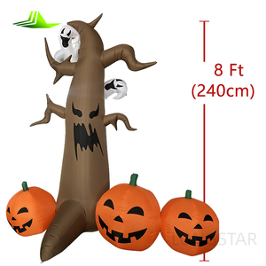 Bruja Gigante Inflable de 3m para Halloween, Modelo Personalizado con Luz LED, Decoración para Patio, Adorno para Fiesta - Product Image 5
