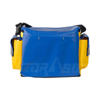 Sac à outils pour électriciens, fabricant OEM, bâche en PVC robuste, imperméable, 20-36L, multi-poches, bandoulière réglable