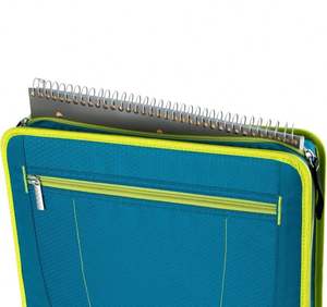 Free Sample Zipper Binder 2 Inch 3 Ring Binder Removable <b>File</b> <b>Folders</b> & Durable Zipper Bag - Product Image 4