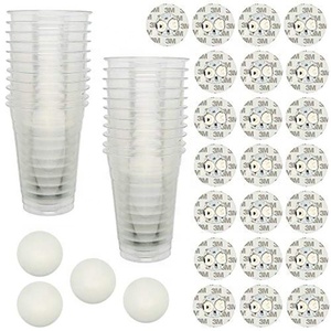 Kit de ping-Pong à bière avec lumière dans la nuit, pour fête, avec dessous de verre à LED, lot de 12 pièces - Product Image 2