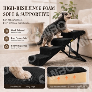 <span class=keywords><strong>Escalier</strong></span> pour chien CanboPet Dachshund pour chambre à coucher, <span class=keywords><strong>rampe</strong></span> pour lit, pliable, portable, réglable, <span class=keywords><strong>escalier</strong></span> pour canapé pour animaux de compagnie - Product Image 5