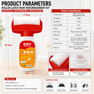 ชุดแปรงลูกกลิ้งทาสีลาเท็กซ์สำหรับงานปรับปรุงบ้าน - Product Image 3