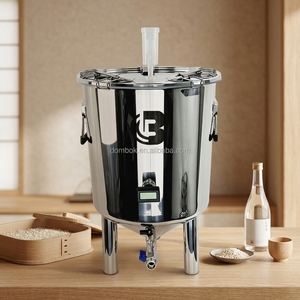 Mini Fermenteur <span class=keywords><strong>Crazy</strong></span> Brew M1 25L en Acier Inoxydable 304 avec Pieds Élevés – Équipement de Brassage Domestique pour la Bière - Product Image 2