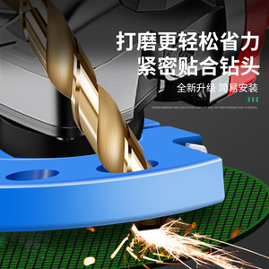 Baolian Twist Drill <b>Bit</b> Grinder Tool For Metal Drilling With ABS Body Gold Finish Portable Repair Device - Product Image 1
