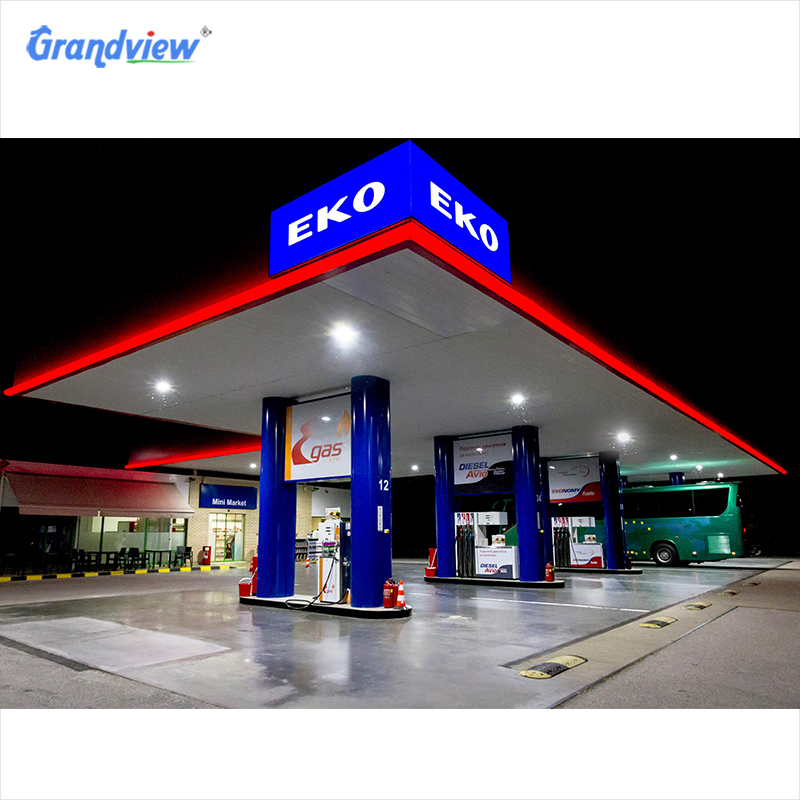 Custom Gas Station Canopy and Design