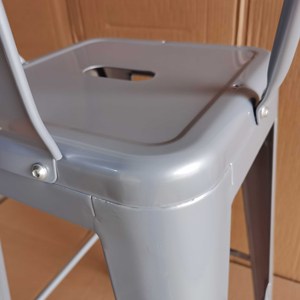 Sillas metálicas duraderas <span class=keywords><strong>Tolix</strong></span> para comedores, bares, asientos altos para restaurantes, cafeterías, salas de estar cuando se combinan con mesas - Product Image 4