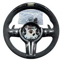 Volant en cuir véritable à fond plat pour BM/W F07 F18 F15 F16, pièces automobiles cousues à la main, vente en gros