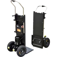 Chariot électrique d'escalade pour escaliers Capacité de charge de 250kg Machine à ramper automatique avec structure en acier pliable et grands pneus