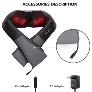 परफेक्ट हेल्थ होम केयर इलेक्ट्रिक शियात्सु घुटने घुटने वाले कंधे की मालिश शॉल इन्फ्रारेड फिजियोथेरेपी 3 डी डिचेबल - Product Image 4