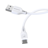 Aksesoris Ponsel Somostel Kabel USB 3.1A Pengisian Cepat Warna Putih Hitam Kabel Data 2 Meter untuk Pengisian Daya iPhone 7 8 Plus
