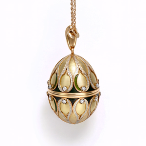 Metal Esmalte <span class=keywords><strong>Faberge</strong></span> <span class=keywords><strong>Huevo</strong></span> Estilo <span class=keywords><strong>Colgante</strong></span> QFA103 - Product Image 3