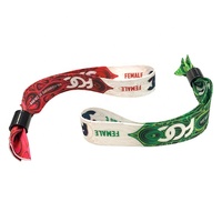 Article promotionnel pas cher, bracelet personnalisable, Festival personnalisé, en tissu, pour événements