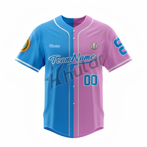Unisex Customizable Breathable Sublimated Baseball Jersey Sports Wear Plus Size Options Customizable Design Softball Uniforms - Product Image 1