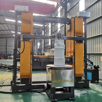 Máquina de Tallado de Piedra CNC Vertical de 4 Ejes con Rotación Vertical para Hacer Esculturas y Estatuas en 3D