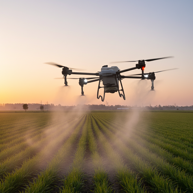 GPS RTK Agricultural Sprayer Drone Spraying Pesticide and Fertilizer Functions Combine in One Drone