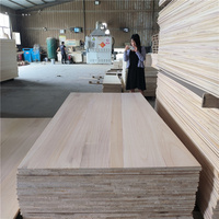 Tablero de ataúd de listón de madera de Paulownia de alta calidad tablero de madera de Paulownia de alta calidad