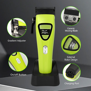 Tondeuse à <span class=keywords><strong>cheveux</strong></span> professionnelle avec logo personnalisé, lame DLC puissante, machine à couper les <span class=keywords><strong>cheveux</strong></span>, moteur sans balais 7500 tr/min, tondeuse électrique - Product Image 5