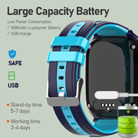 Reloj Inteligente para Niños DF70 4G con Tarjeta SIM, Pantalla de 1.4 Pulgadas, GPS, SOS, Videollamada, Batería de 680 mAh, Resistente al Agua, Reloj de Juegos