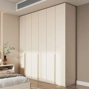 Grande armoire de chambre à coucher en bois massif moderne fabriquée en Chine - Product Image 1