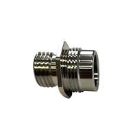 Raccord de refroidissement liquide étanche en acier inoxydable, connecteur fileté, adaptateur de refroidissement par eau pour applications industrielles, fil de service, électro-érosion, brochage