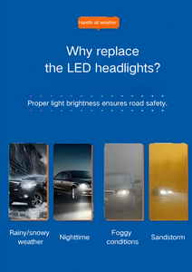 9055 phare de voiture à LED 6500LM Plug Play 6000K 30000hrs durée de vie facile à installer phare de voiture - Product Image 6