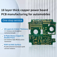 Carte de circuit imprimé (PCB) en cuivre épais à 18 couches - Fabrication sur mesure en cuivre lourd pour applications à courant élevé