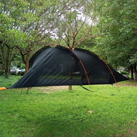 Tente d'arbre double couche en polyester pour 2-3 personnes avec bâche de protection, hamac de camping suspendu pour toutes les saisons
