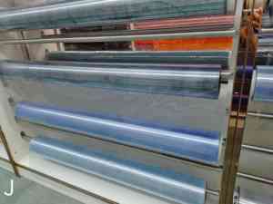 Rollos de Película de PVC Transparente, Impermeable, Suave, Azul, de Bajo Precio y Buena Calidad, Diseño Personalizado, Plástico Colorido - Product Image 5