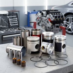 ลูกสูบอลูมิเนียมอัลลอยด์ Mercedes M104 ใหม่ สำหรับการดัดแปลง/อัปเกรด (OEM/ODM) 6 สูบ รับประกัน 1 ปี - Product Image 3