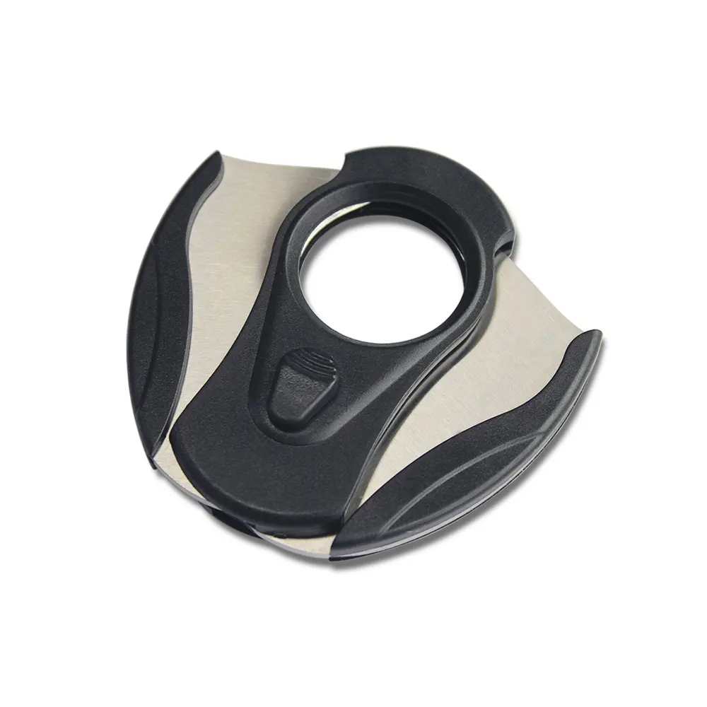 High quality new design double blade plastic cigar cutter