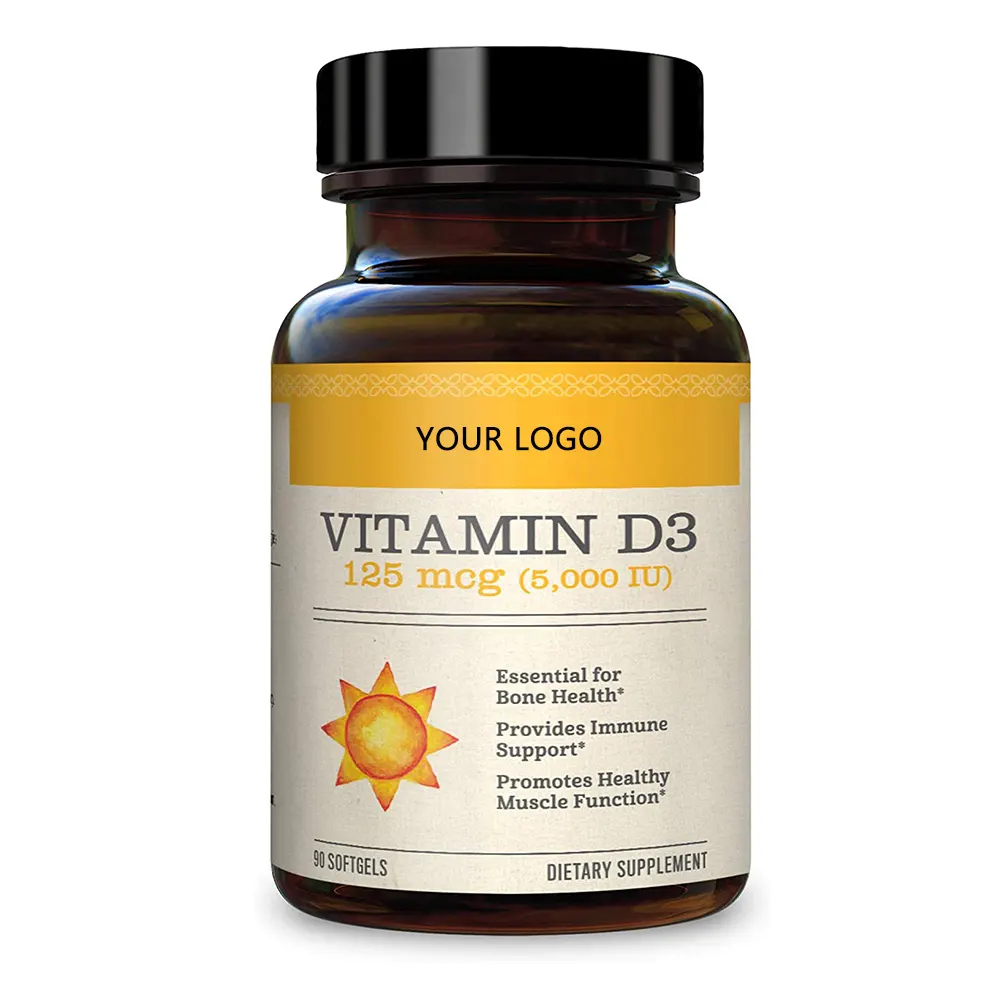 Capsules funettes vitamine D3 k2, 50 000 lte, huile d'olive, soutien imimimnie, réduit la décompression, en stock
