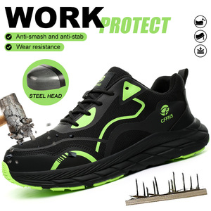 男士 6KV 绝缘安全鞋，钢头户外工作靴，适用于工厂仓库使用 - Product Image 5