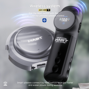 MAST <span class=keywords><strong>Archer</strong></span> S Machine à tatouer sans fil Bluetooth à chargement rapide pour le maquillage permanent avec pédale sans fil - Product Image 5