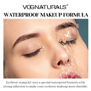 Etiqueta privada Eco-Friendly Conveniente Maquillaje en polvo Stay All Day Long Eyebrow Stamp and Stencil Kit - Product Image 4