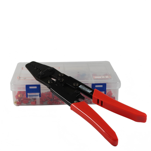 Tools Wire Crimper HS-6L 10 Awg Front Entry Industrial Grade High Carbon Steel Manual Ratchet <b>Pliers</b> - Product Image 1