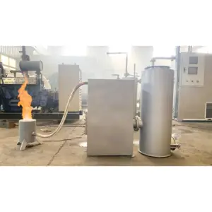 Petit générateur de gazéificateur de biomasse de bois électricité domestique gazéification déchets à énergie gazéificateur de balle de riz