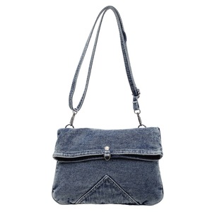 Bolsos Tote Casuales de Mezclilla a la Moda para Mujer, Cierre de Cremallera, Decoración de Cadenas, Portátiles, Impermeables IP56, de Poliéster, Venta al Por Mayor - Product Image 4