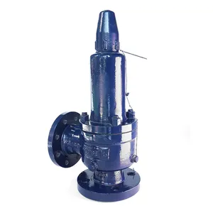 Boilers Steam Safety Valve Low Lift Spring Cast Steel Pressure Flange Safety Valve