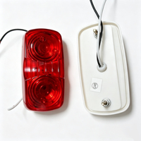 Feu de position latéral 12 LED 12V 24V 10-30V 1025126mm Ambre Rouge Blanc pour Camion Remorque VR Véhicule – Pièces de rechange
