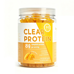 Gomitas de Proteína de Suero de Leche Sin Azúcar, Sabor Mango, 8g de Proteína <span class=keywords><strong>Completa</strong></span> de Animales Alimentados con Pasto por Porción, Apoyo Muscular Post-Entrenamiento, OEM ODM - Product Image 1