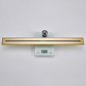 สแตนเลสยาว304เป็นรูปสี่เหลี่ยมผืนผ้ามีช่องระบายน้ำกันกลิ่นโรงแรมทำจากทองแดงขัดเงา - Product Image 1