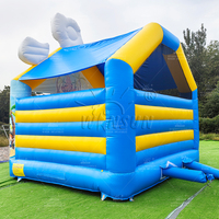 WINSUN - Casa de Brinco Inflable Personalizable con Temática Pirata, Casa de Brinco para Niños, para Fiestas en Interiores y Exteriores