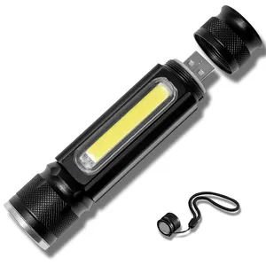 Carregador USB Side Lamp COB Mini Lanterna De Emergência Do Carro Tocha Magnética LED Tocha Luz