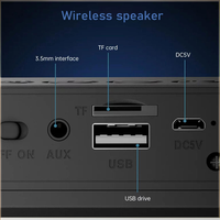 Vente à chaud Mini haut-parleur sans fil RGB HIFI stéréo Surround barre de son extérieure Ser Bass Subwoofer TV téléphone haut-parleur barre de son de jeu