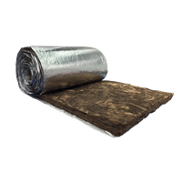 Rouleau de laine de verre ignifuge ASTM E84 avec revêtement FSK R15 3,5 pouces, sans formaldéhyde, isolation thermique, couverture en fibre de verre avec feuille d'aluminium