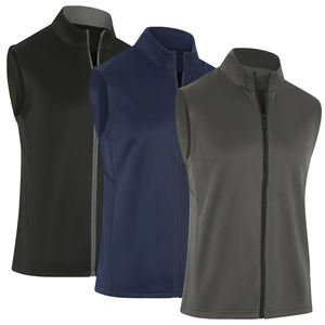 Chaleco de Golf de Invierno Personalizado para Hombre, Chaqueta de Abrigo Reversible Informal de Alta Calidad sin Mangas con Cuello Mao y Bolsillo - Product Image 1