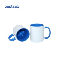 BestSub Wholesale - Tasses à café blanches en céramique personnalisées de 11 oz pour sublimation