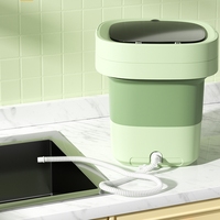 Machine à laver portable mini pliable 2025, petite machine à laver automatique pour sous-vêtements et sèche-linge pour la maison